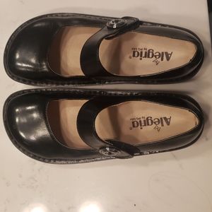 ALEGRIA Mary Jane black shoes